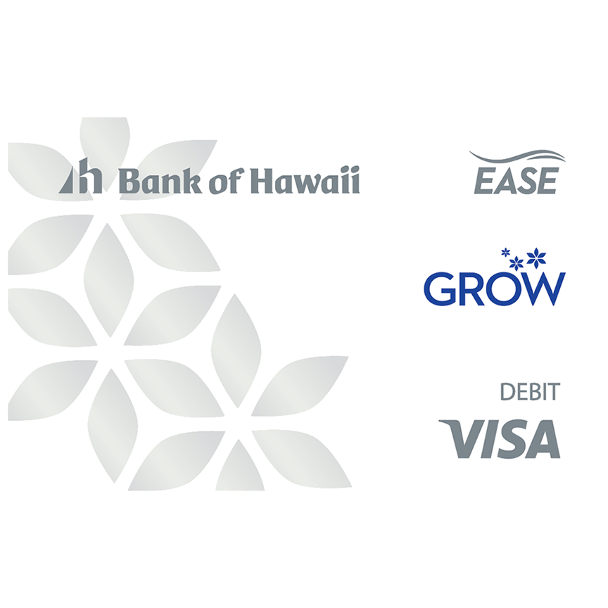 Bank of Hawaii GROW debit card